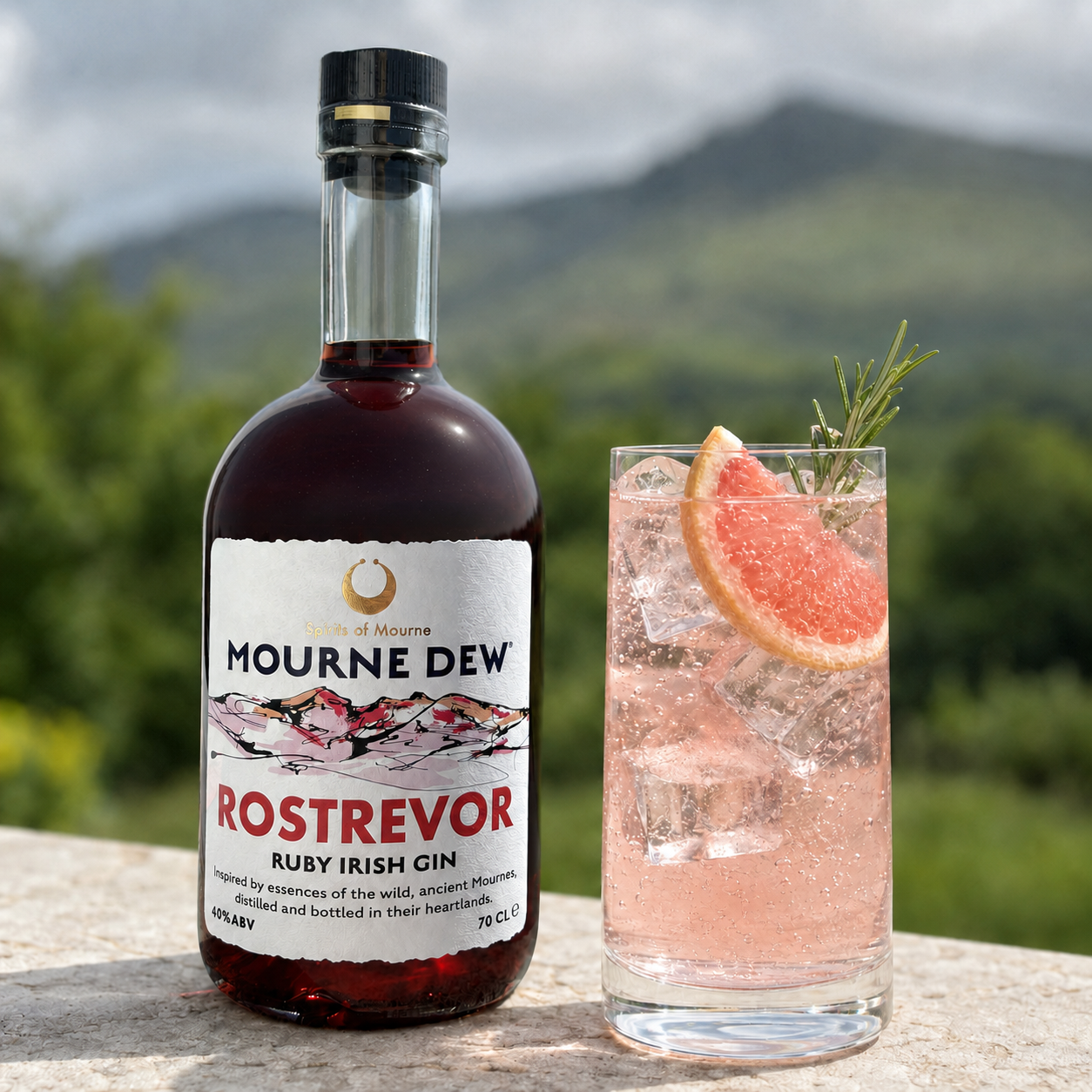 Gin irlandais Rostrevor Ruby (70cl)