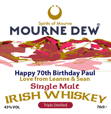 Personalised Gift Bottle (70cl)